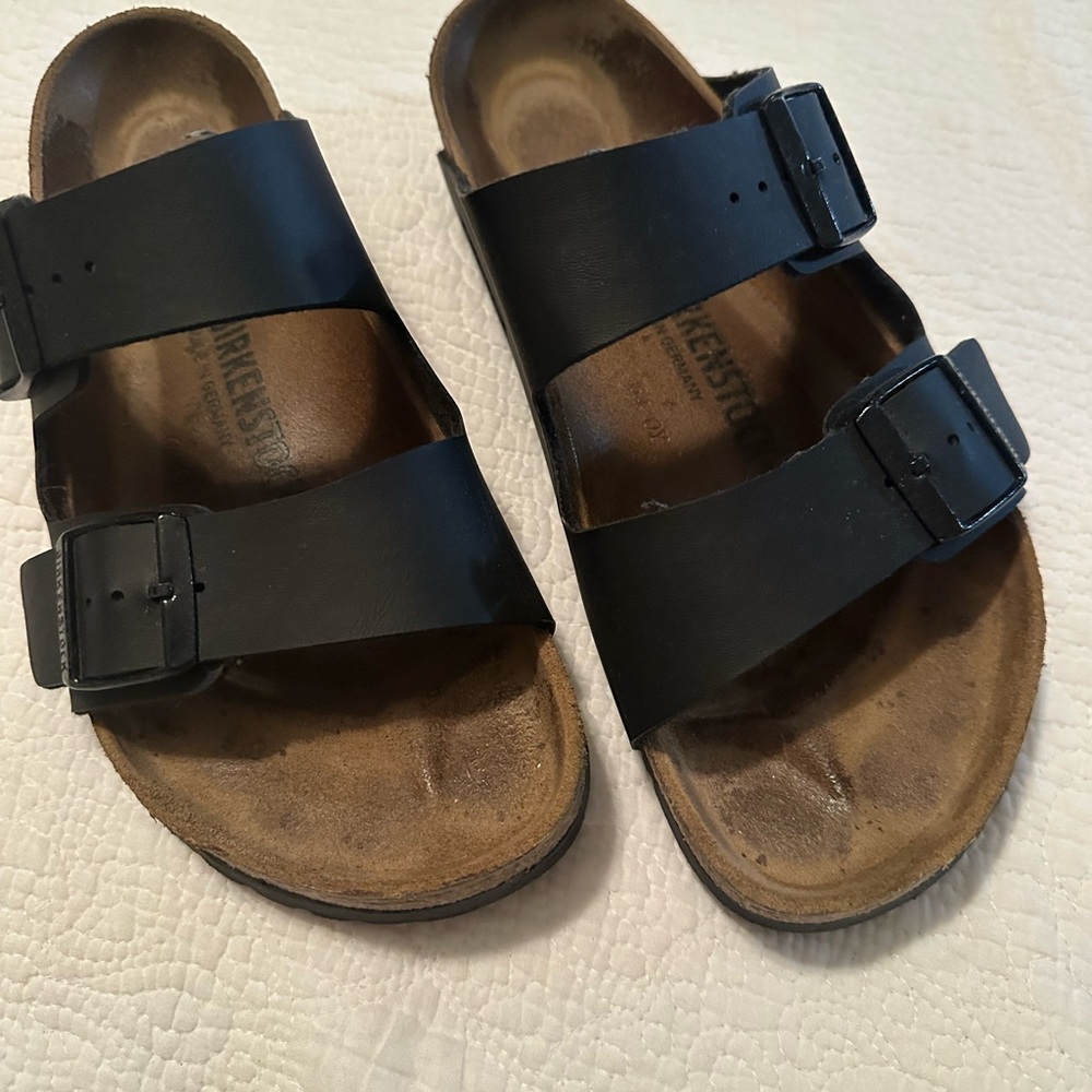 Birkenstock Black Double-Buckle Women’s Sandals - Picture 3 of 7